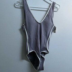 Aerie Contrast Trim One Piece Swimsuit XS